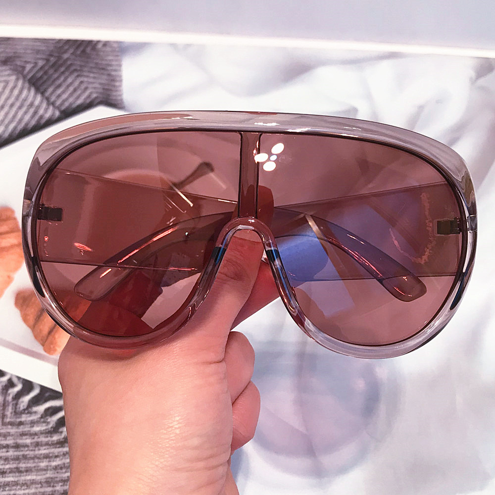 Sunglasses Oversized Square - one piece oversize shield sunglasses for