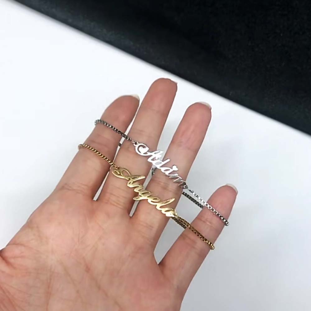 Couple Personalized Name Brace - огляд і ціна Women Accessories Gift Box