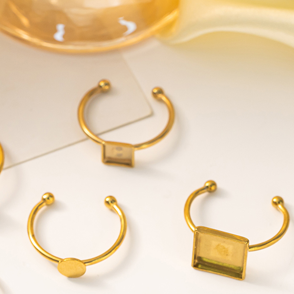 5pcs Stainless Steel Adjustabl - огляд і ціна Ring Set Adjustable