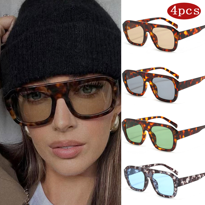 Car Sunglasses 1/4pcs Trendy O - огляд і ціна Sunglasses Oversized Square