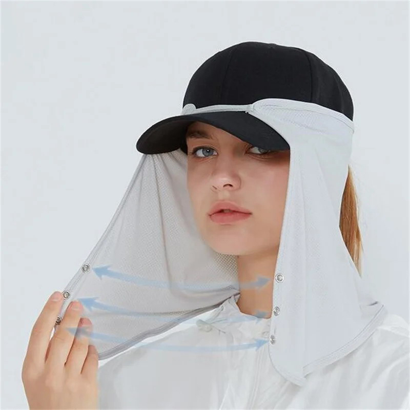 Quick Drying Fishing Cap Face  - огляд і ціна Women'S Golf Accessories