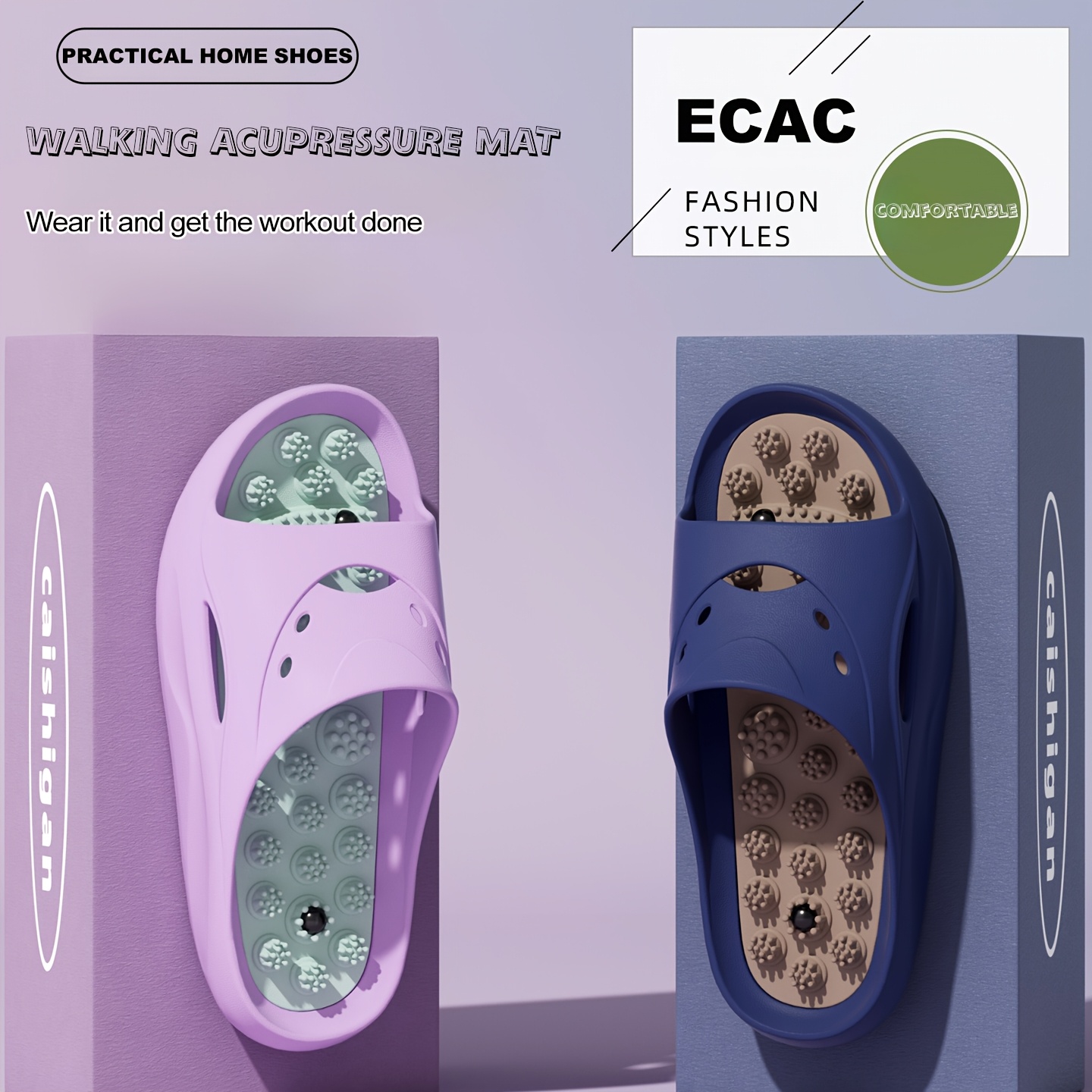 Women Men EVA Massage Slippers - огляд і ціна Women'S Shoes And Accessories