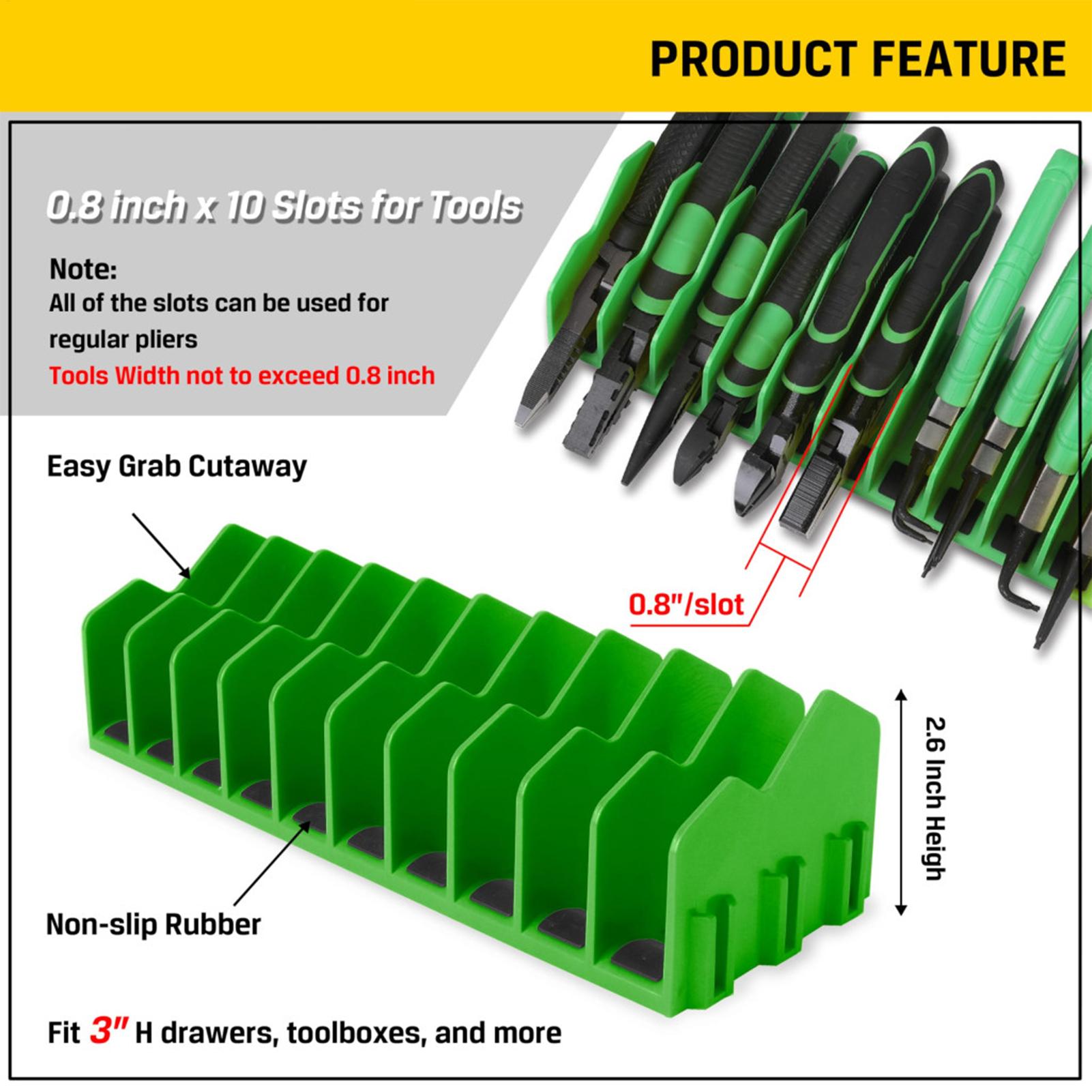 Plier Organizer Rack 10-Slot T - огляд і ціна Women Accessories Drawer