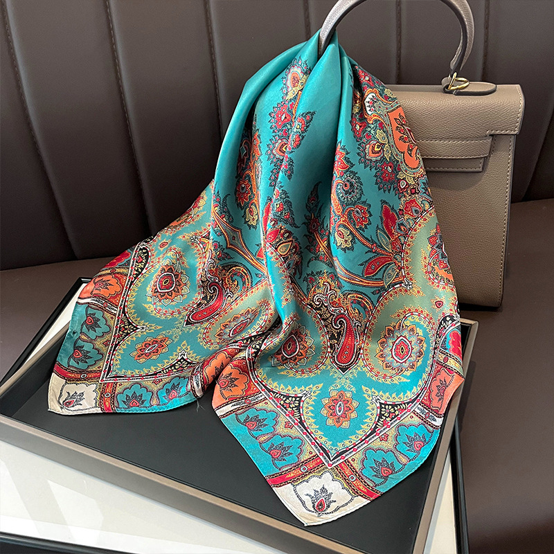 100% Real Silk Square Scarf Wo - огляд і ціна Women Accessories Brands
