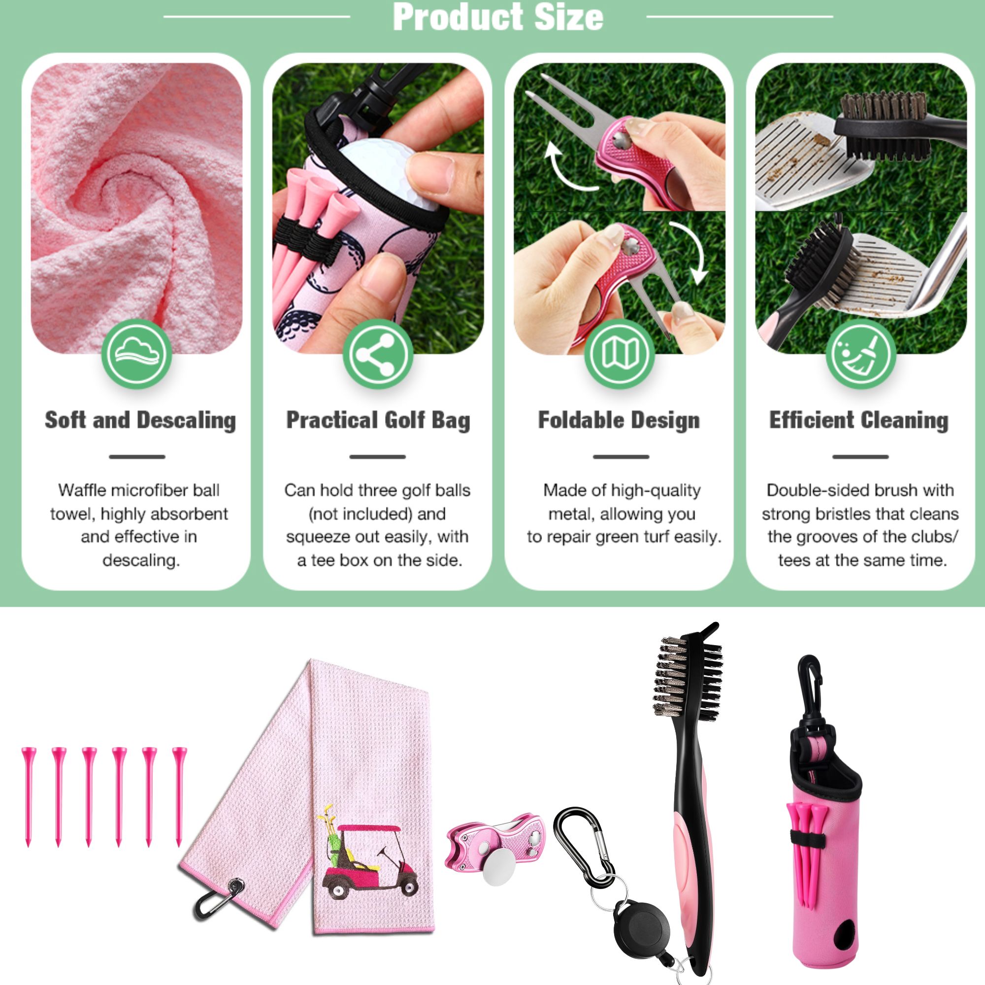 10 Pcs Golf Accessories Kit, I - огляд і ціна Women'S Golf Accessories