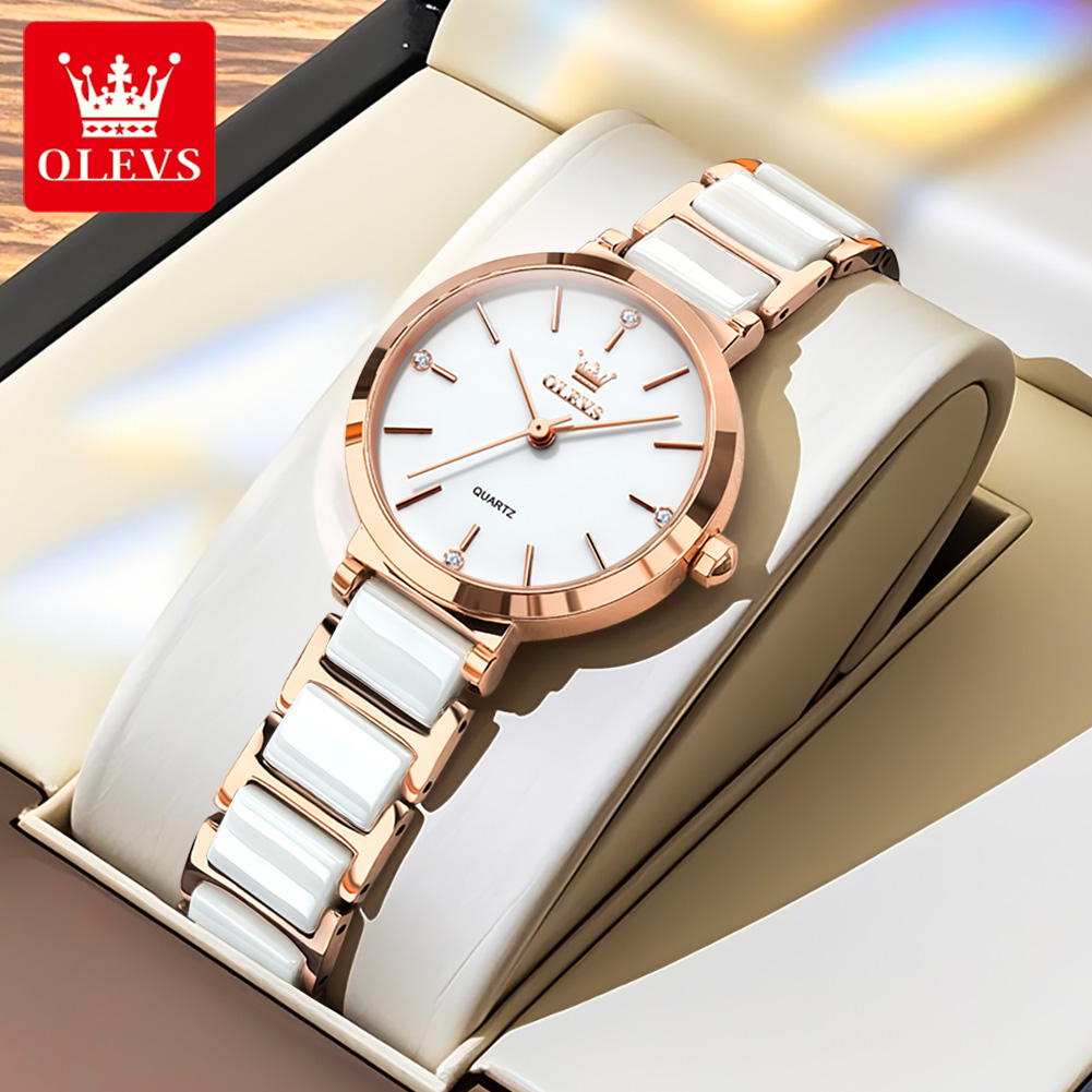 OLEVS Women Watch 5877 Luxury  - огляд і ціна Women Accessories Gift Box