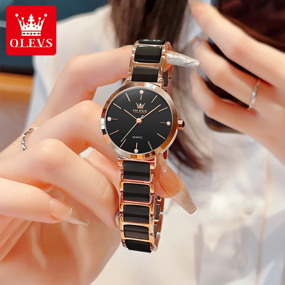 OLEVS Women Watch 5877 Luxury  - огляд і ціна Women Accessories Gift Box