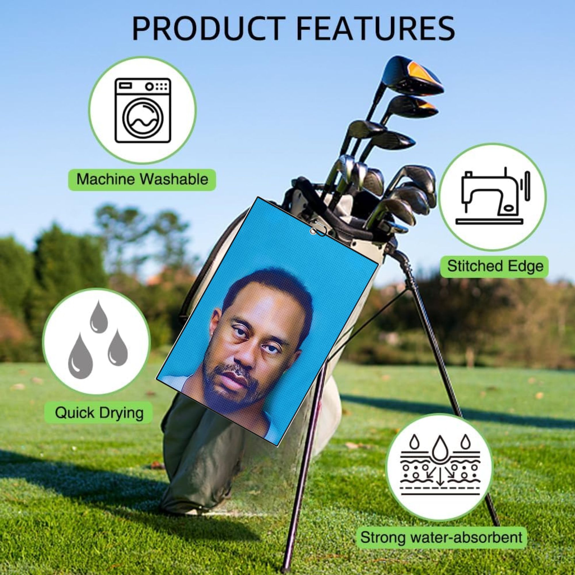 2 count Funny Microfiber Premi - огляд і ціна Women'S Golf Accessories