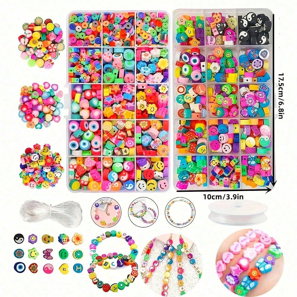 1450/1200/250pcs Polymer Clay  - огляд і ціна Women Accessories Gift Box