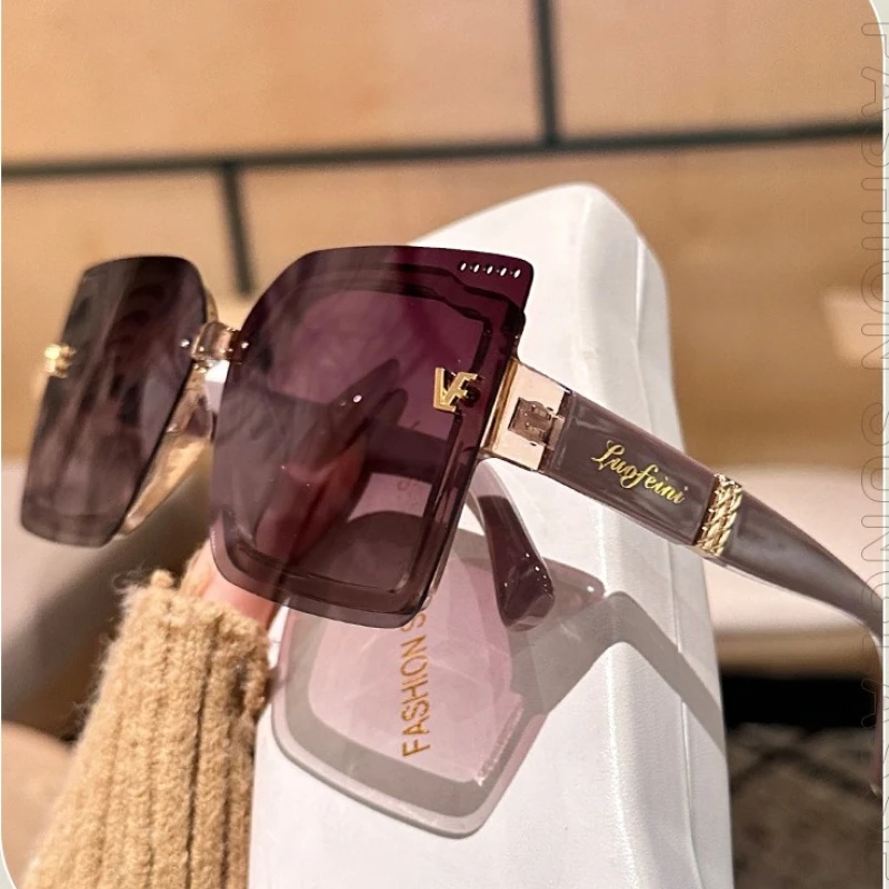 New Cool Rimeless Polarized Su - огляд і ціна Sunglasses Oversized Square