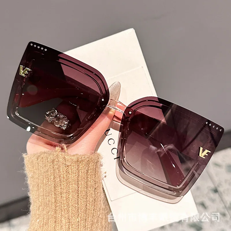 New Cool Rimeless Polarized Su - огляд і ціна Sunglasses Oversized Square