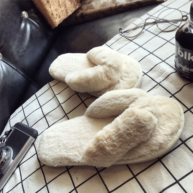 Cross Warm Fluffy Furry Slippe - огляд і ціна Women'S Shoes And Accessories