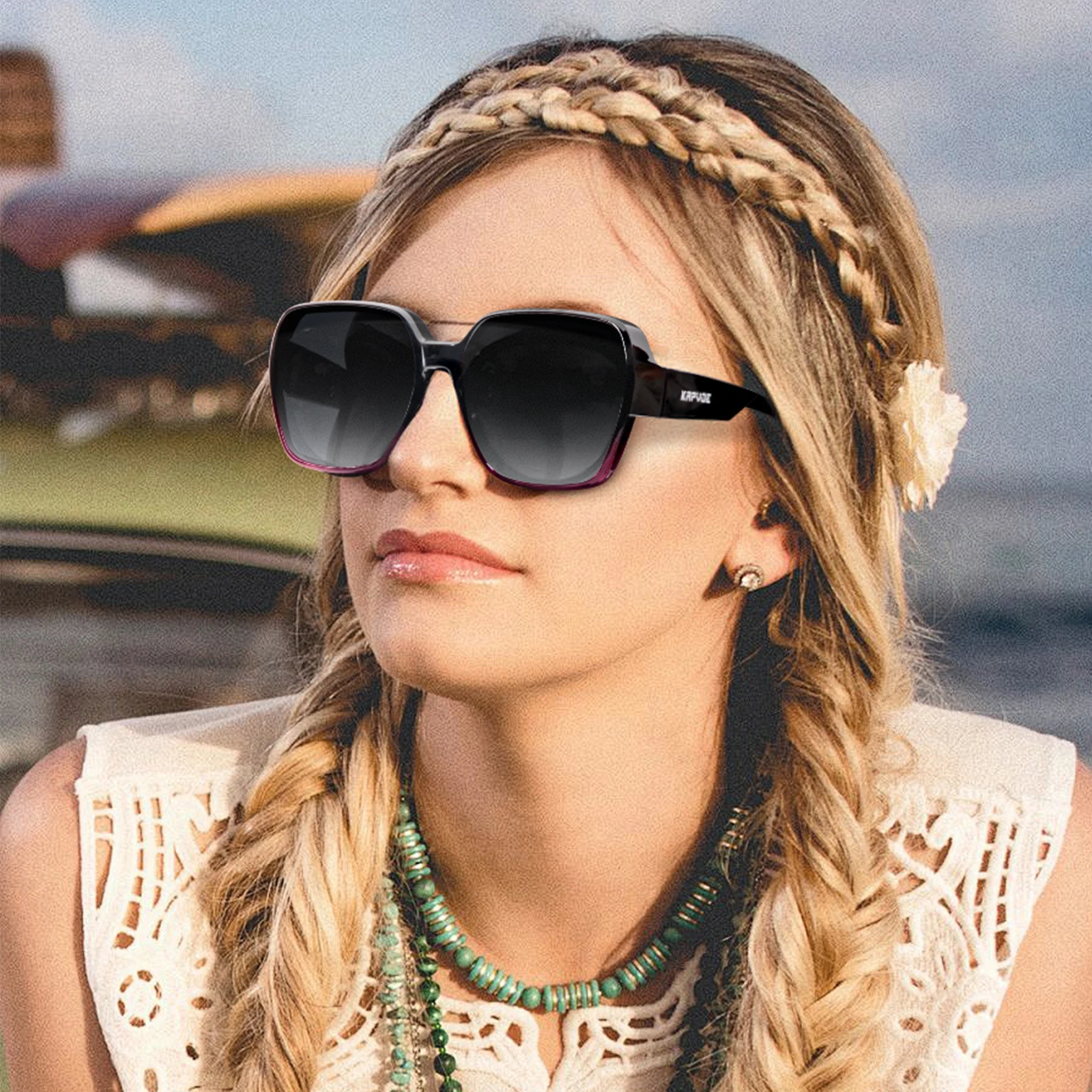 Kapvoe  Fitover Sunglasses Ove - огляд і ціна Sunglasses Oversized Square