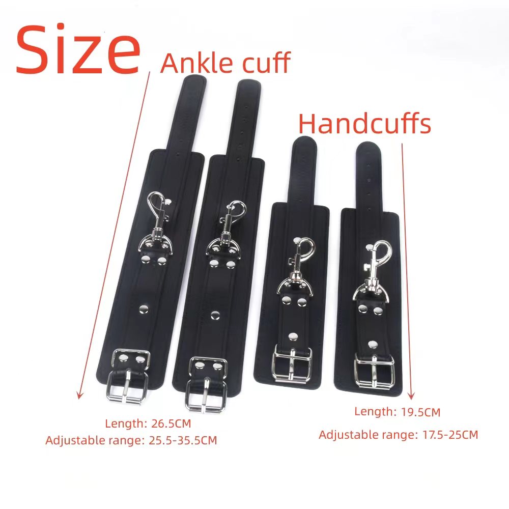 Adjustable Leather Handcuffs f - огляд і ціна Women Accessories Combo