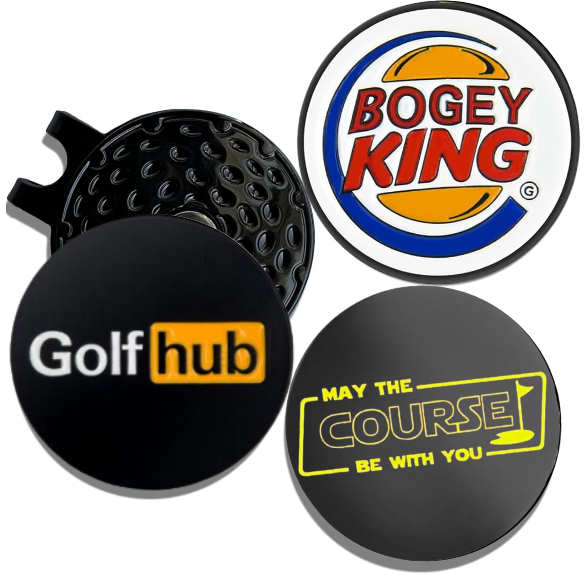 3 Pcs Funny Golf Ball Markers  - огляд і ціна Women'S Golf Accessories