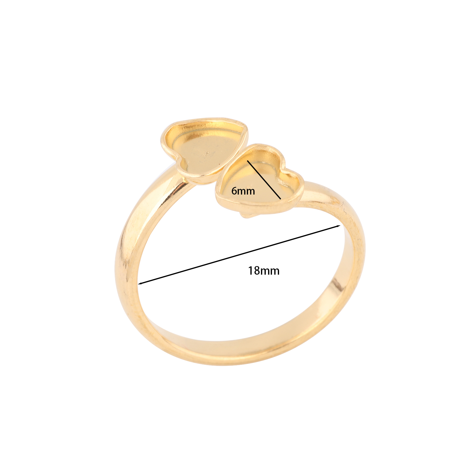 10pcs Stainless Steel Gold Pla - огляд і ціна Ring Set Adjustable