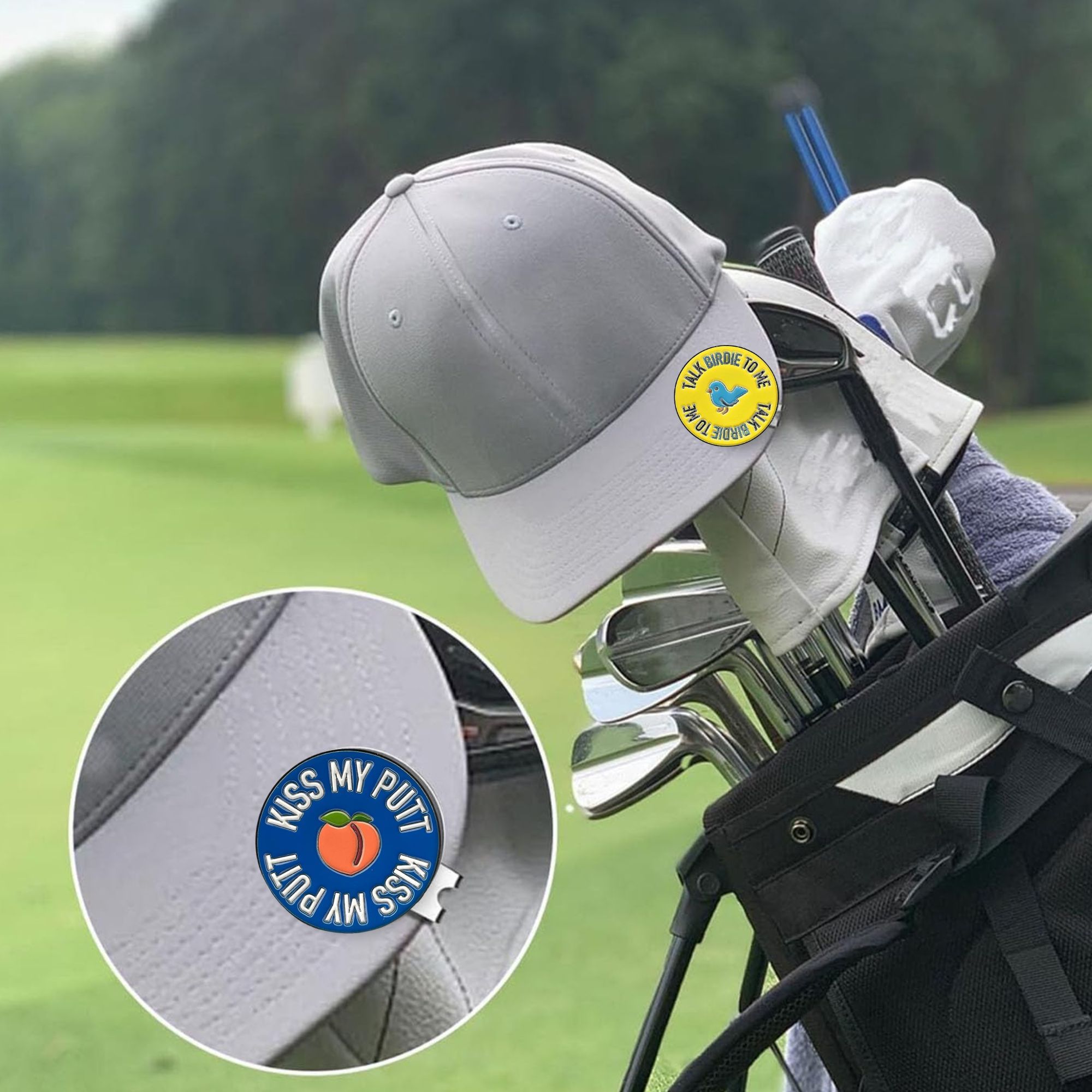 2 counts golf markers Talk Bir - огляд і ціна Women'S Golf Accessories