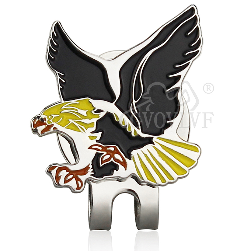 1pc Yellow Eagle Golf Hat Clip - огляд і ціна Women'S Golf Accessories
